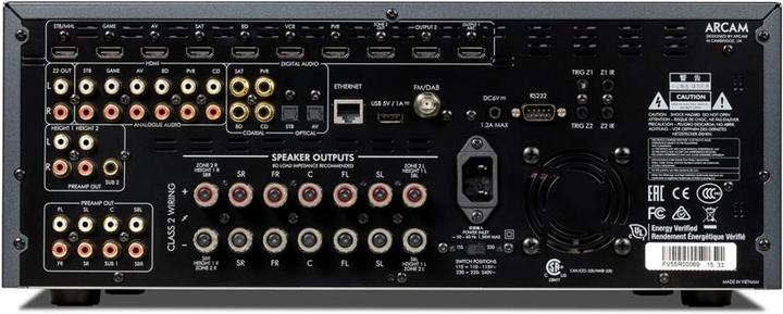 Image du produit Arcam Fmj Avr550 (7.2 canaux, FM, DAB+)