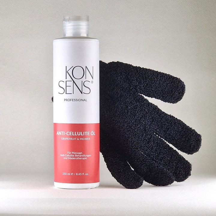 Immagine prodotto Konsens Guanto esfoliante con olio anticellulite 250ml