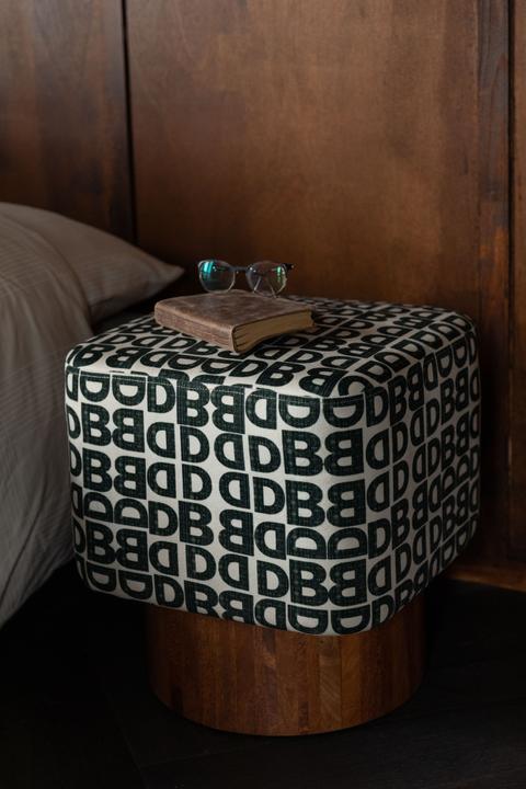 Actual product image Dutchbone Monogram Stool