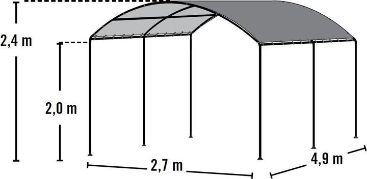 Produktbild Shelter Logic Carport Unterstand sand