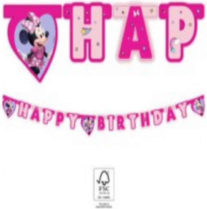 Image du produit Qualatex Guirlande d'anniversaire Minnie Mouse