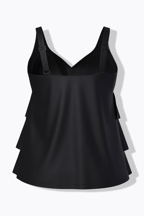 Produktbild Ulla Popken Tankini, Volants, Softcups, recycelt (44)