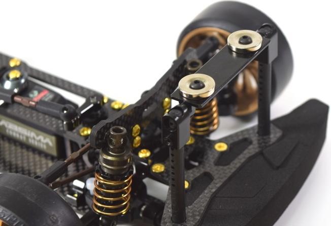 Actual product image Absima Magnetic body mount system, black (unit)