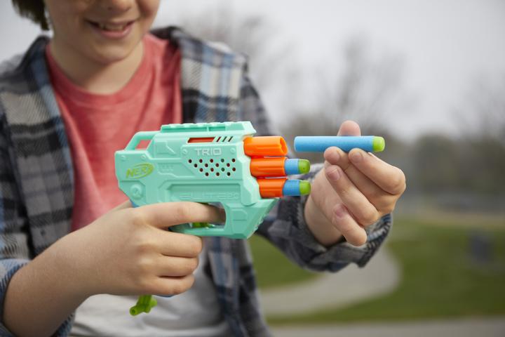 Produktbild Nerf Elite 2.0 Tactical Pack, 3er-Pack, Operator DB-2 Blaster, Trio TD-3 Blaster, Ace SD-1 Blaster