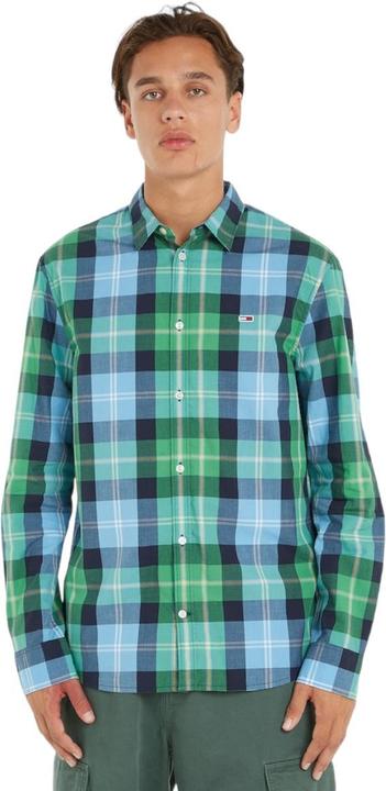 Immagine prodotto Tommy Hilfiger Camicia casual a quadri verde (44, XL)