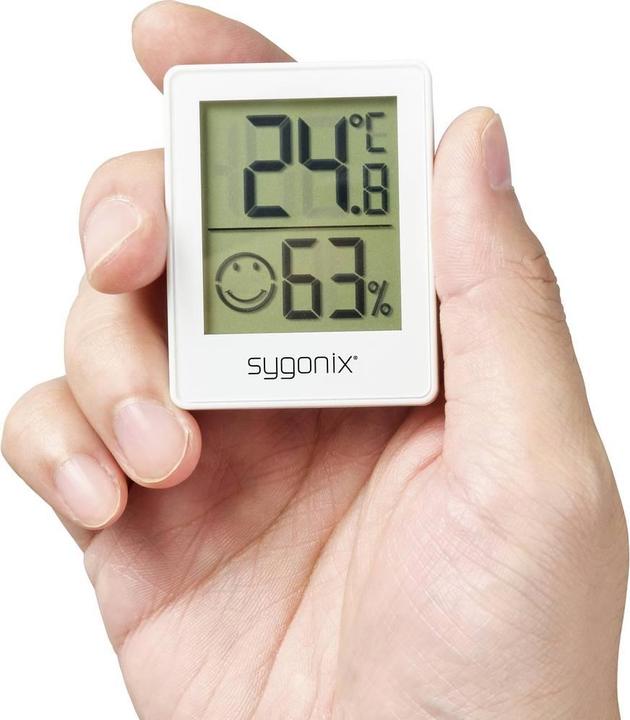 Produktbild Sygonix Thermo-/Hygrometer Weiss