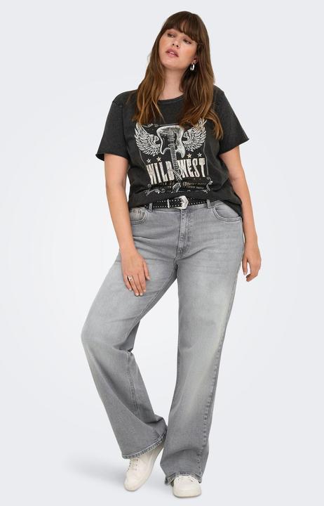 Actual product image Only CARJUICY Hohe Taille Weiter Beinschnitt Jeans Jeans mit weitem Bein (W42/L32)