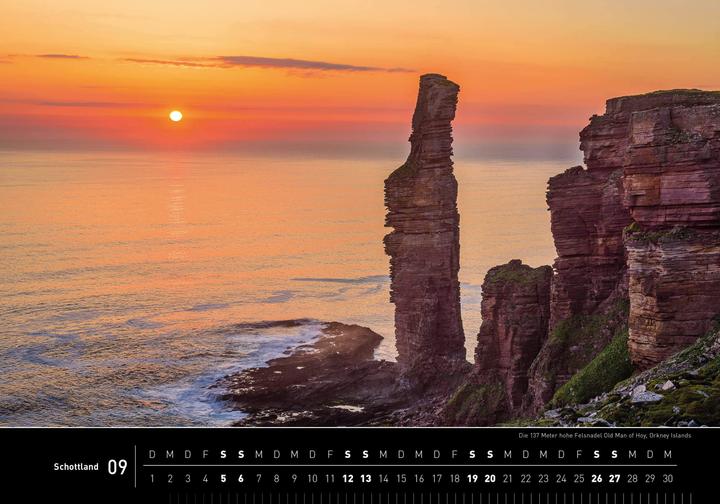 Produktbild Schottland Premiumkalender 2026 (50 x 35 cm, Harter Einband, Deutsch)