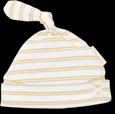 Produktbild Little Dutch Mütze mit Knopf Multi stripe - Size 2 - 3-6 M