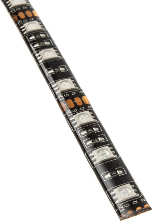 Productafbeelding Aqua Computer RGB LED Strip, IP65, zwart - 25cm (RGB)