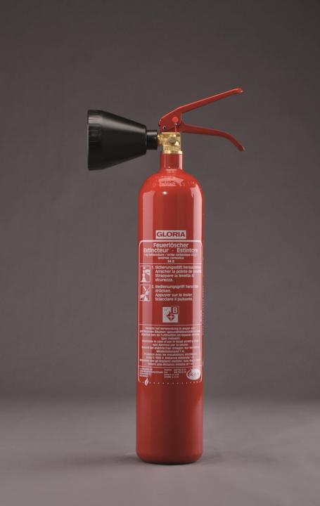 Actual product image Gloria Carbon dioxide fire extinguisher (B, C)
