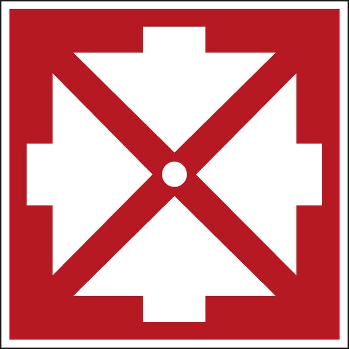 Energie-Label Brady PIC 413-200X200-B7527, Brandschutzkennzeichnung - Sammelstelle
