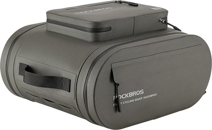 Produktbild Rockbros waterproof bike pannier, for trunk, capacity 14l - gray (14 l, Gepäckträgertasche)