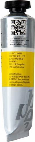 Actual product image Pebeo Artist Acrylics extrafine (Primary permanent yellow, 37 ml)