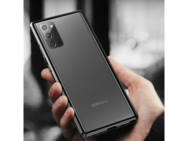 Actual product image G-Case Samsung Galaxy Note20 Aluminium Magnetic Glass Case Cover (Samsung Galaxy Note 20)