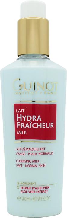 Produktbild Guinot Hydra Fraicheur Refreshing Cleansing Milk 200ml - Alle Hauttypen (Reinigungstücher, 200 ml)