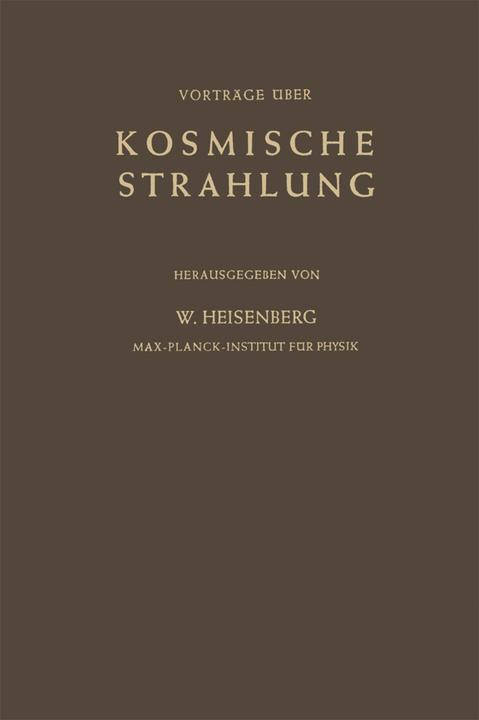 Produktbild Kosmische Strahlung (Werner Heisenberg, 2012)