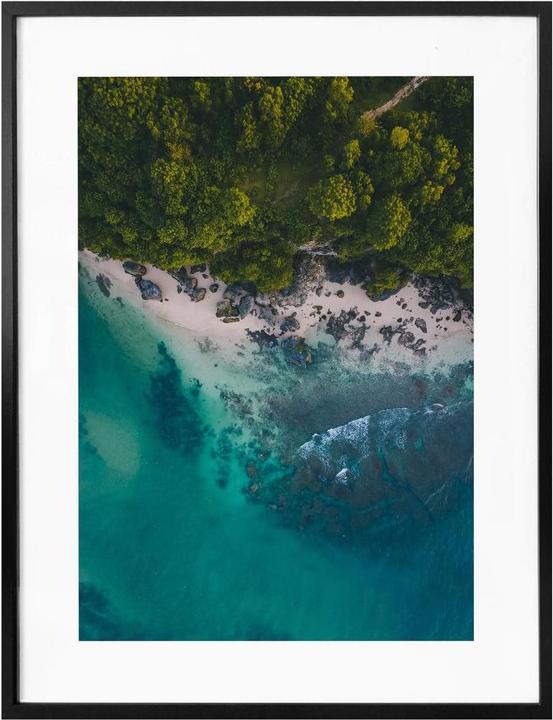 Actual product image Trenddeko The view from above: Forest and sea (30 x 40 cm)