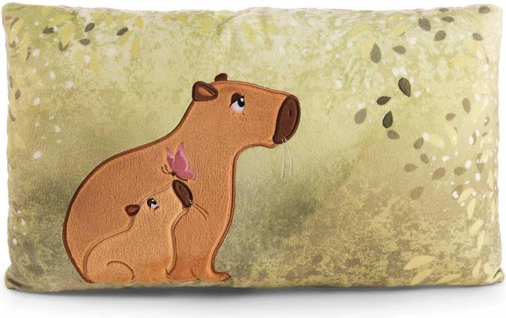NICI 61226 Kissen Capybara Capy-Barbara 43x25cm GREEN (43 x 25 cm)