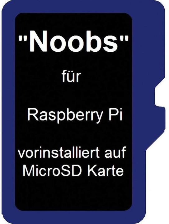 Produktbild Raspberry Pi MicroSDHC-Karte mit Noobs