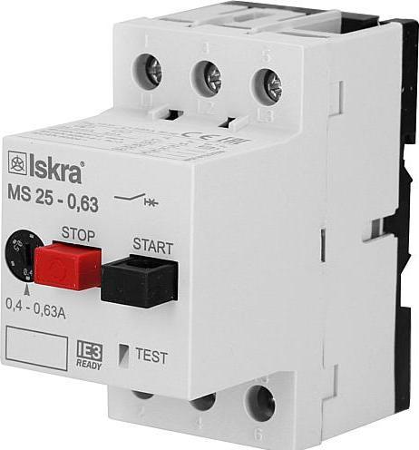 Image du produit Iskra IE3 Disjoncteur moteur conforme MS25 0,63