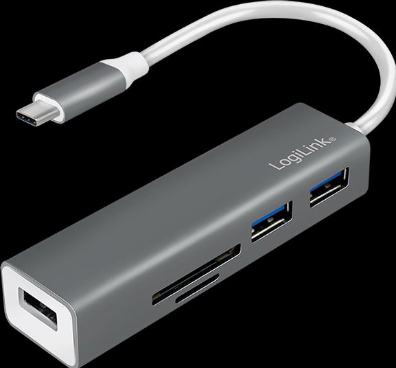 Actual product image LogiLink UA0305 (USB-C, 3 Ports)