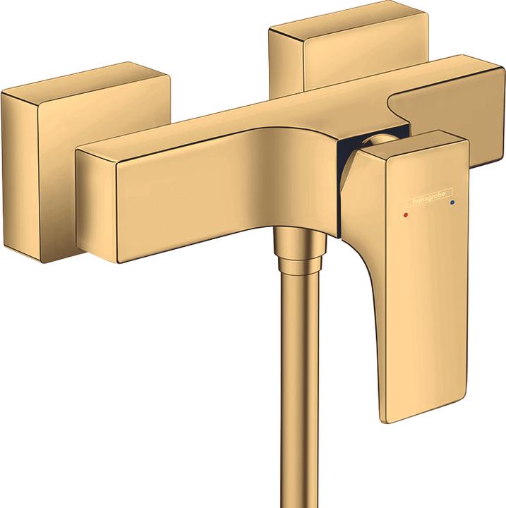 Produktbild hansgrohe HG Einhebel-Brausemischer METROPOL Aufputz, mit Hebelgriff polished gold