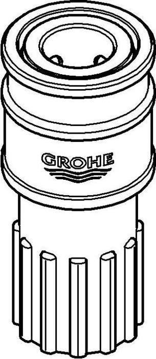 Image du produit Grohe Raccord rapide pour robinetterie de cuisine avec douchette chr
