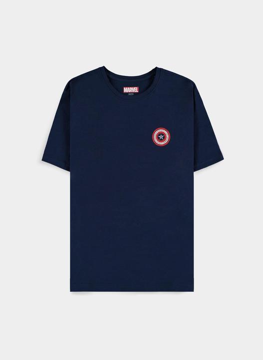 Immagine prodotto Difuzed Captain America - T-shirt a maniche corte da uomo Captain Loose fit - L (L)