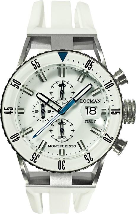 Locman Italy Herrenuhr Montecristo Diver Chrono Ref. 0512 (Chronograph, 44 mm)