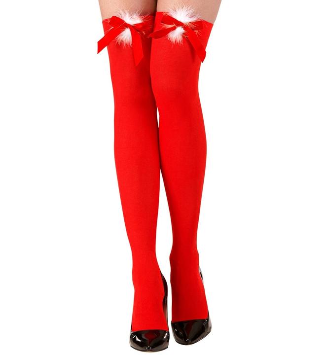 Produktbild Widmann Halterlose Miss Santa Strümpfe mit Schleife 70 DEN (70 DEN, One Size)
