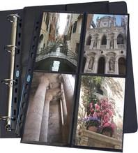Image du produit Elba Pochettes pour 8 photos 100 x 150 mm, format : DIN A4 en PP 0,8 mm, perforation universelle (A4, 1 x)