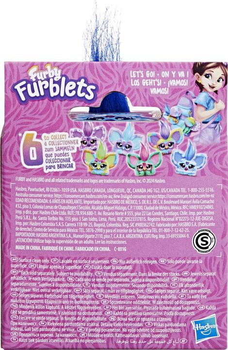 Productafbeelding Hasbro Furby Furblets Ooh-Koo Mini Elektronisch Pluchen Speelgoed (24 cm)