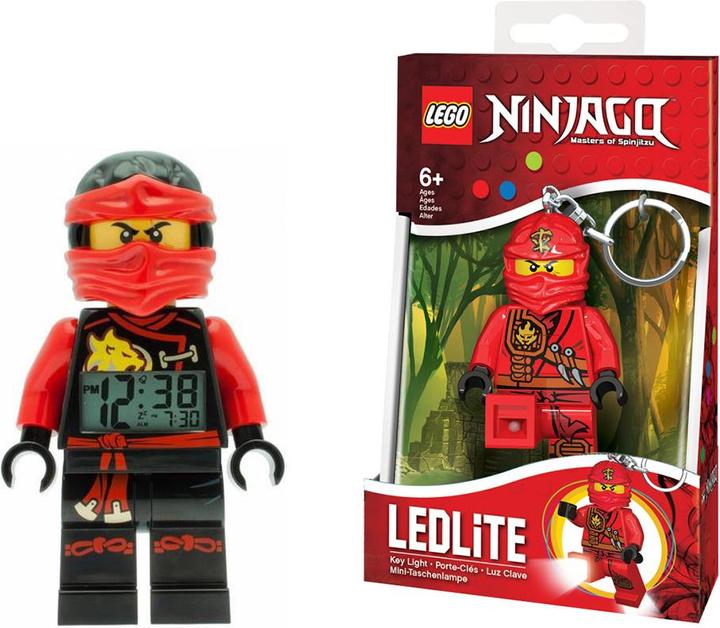 Image du produit ClicTime LEGO Ninjago Kai + Mini lampe de poche Kai