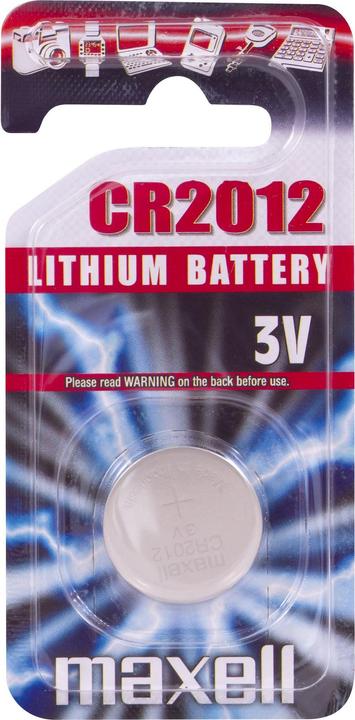 Image du produit Maxell Pile bouton CR2012 1 pièce (1 pcs, CR2012, 50 mAh)