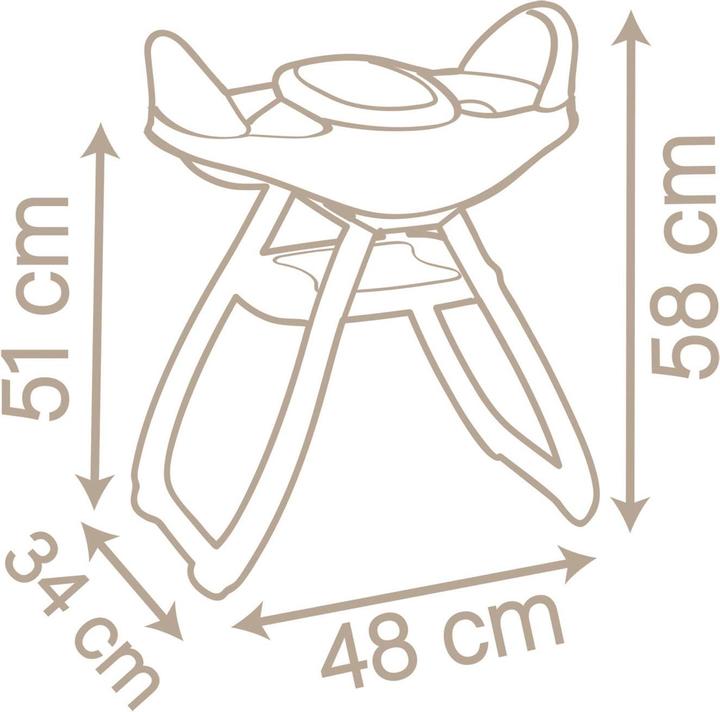 Image du produit Smoby BabyNurse Twin Highchair