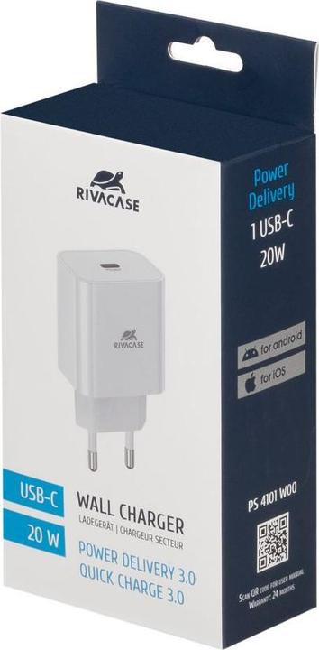Image du produit Rivacase APPAREIL MOBILE WALL/WHITE PS4101 WD4 (20 W)