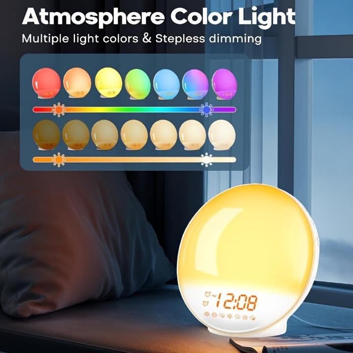 Produktbild PhoneLook Wake-up Light Digitaler Wecker mit LED Licht