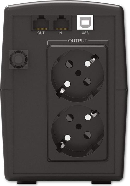 Produktbild Powerwalker USV VI 600 STL Schuko Line Interact (600 VA, 360 W, Line-Interaktiv USV)