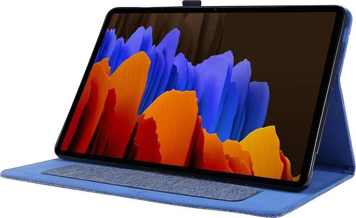 Actual product image König Design Protective Tablet Case for Samsung Galaxy Tab S7 FE Case Cover Pocket Cases Blue (Galaxy Tab S7 FE)