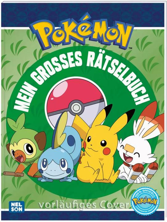 Actual product image Pokémon: Mein grosses Rätselbuch (German, 2023)