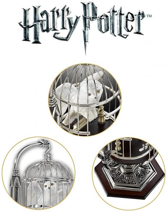 Image du produit Noble Collection Harry Potter Miniature Hedwig en cage