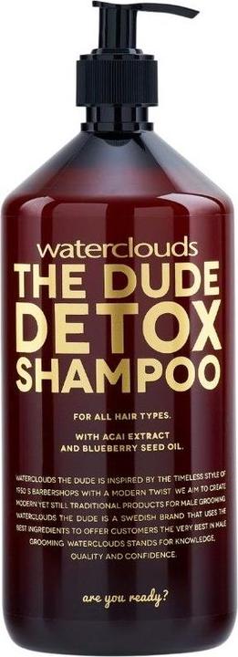 Waterclouds Detox Shampoo 1000ml (1000 ml, Flüssiges Shampoo)