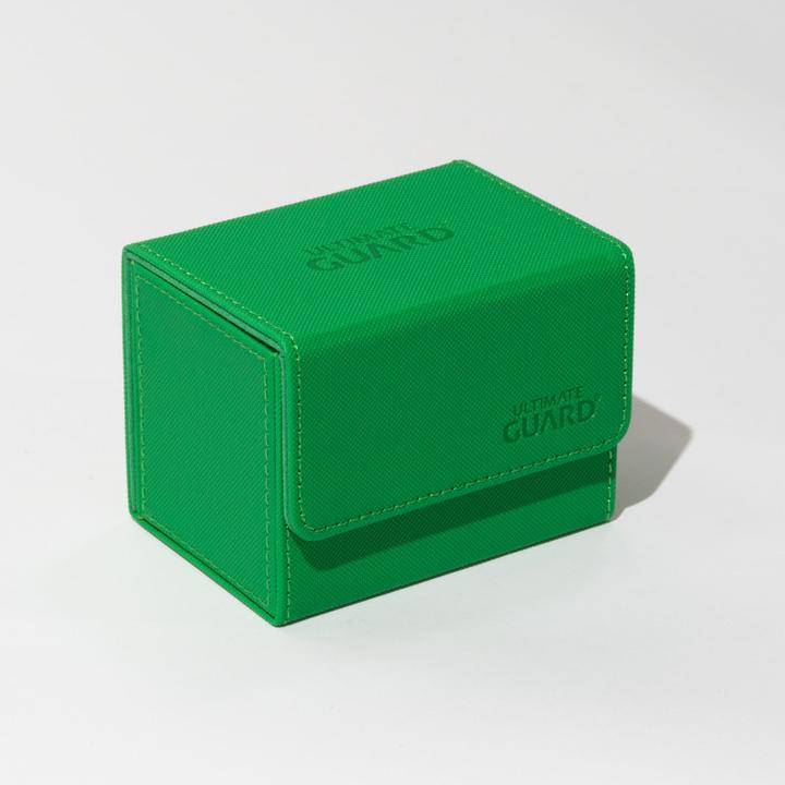 Produktbild Ultimate Guard Kartenbox XenoSkin Sidewinder Monocolor 80+ Grün