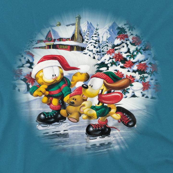 Immagine prodotto Garfield Maglietta Pattinaggio su Ghiaccio Uomo (XL)