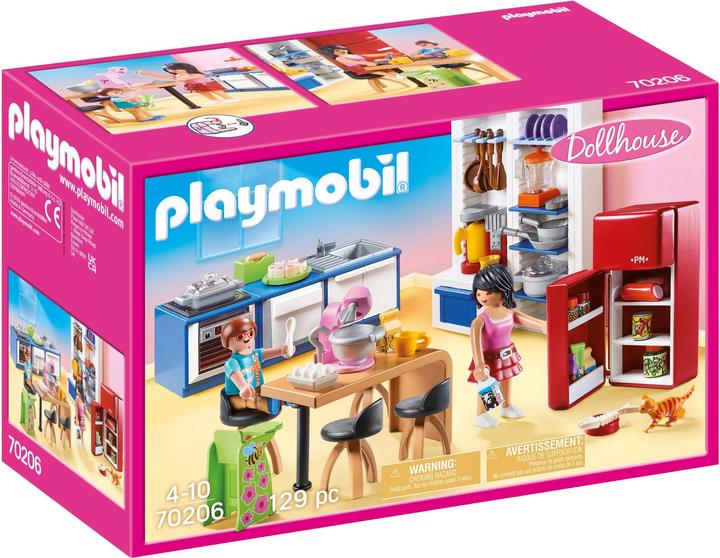 Playmobil Cuisine familiale (70206, Maison de poupée Playmobil)
