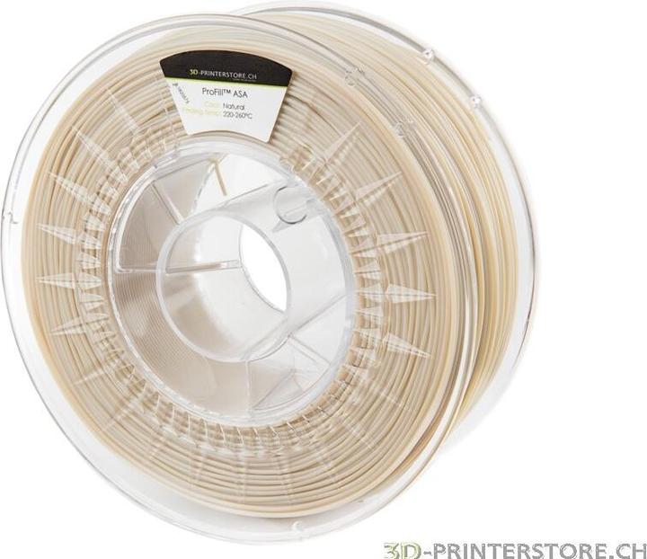 Immagine prodotto 3d-printerstore.ch Filamento ASA ProFill 1,75 mm 1 kg naturale (ASA, 1.75 mm, 1000 g, Trasparente)