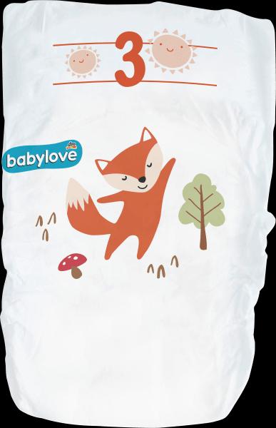 Produktbild dm babylove Premium-Windeln (Gr. 3, Tragepack, 46 Stück)