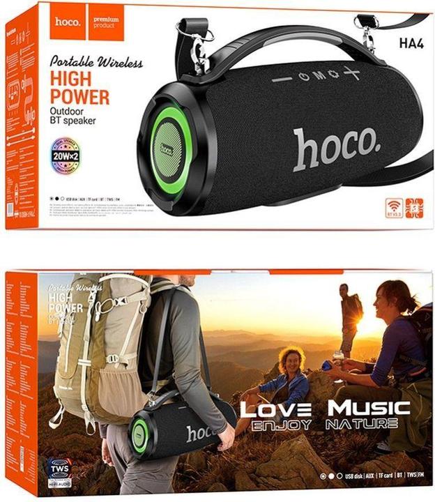 Produktbild Hoco Bluetooth speakers wireless speaker bluetooth HA4 camouflage green (4 h)