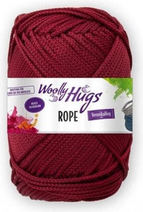 Woolly Hugs Wool Rope Yarn 200 g Bordeaux (140 m)